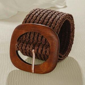 New Brown Woven Belt